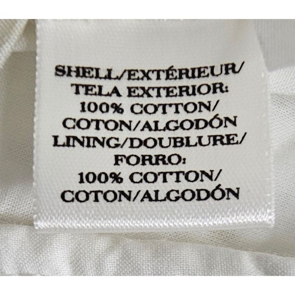 NWT Ann Taylor White Eyelet Cotton Shorts Side Zip Size 0 - Picture 5 of 7